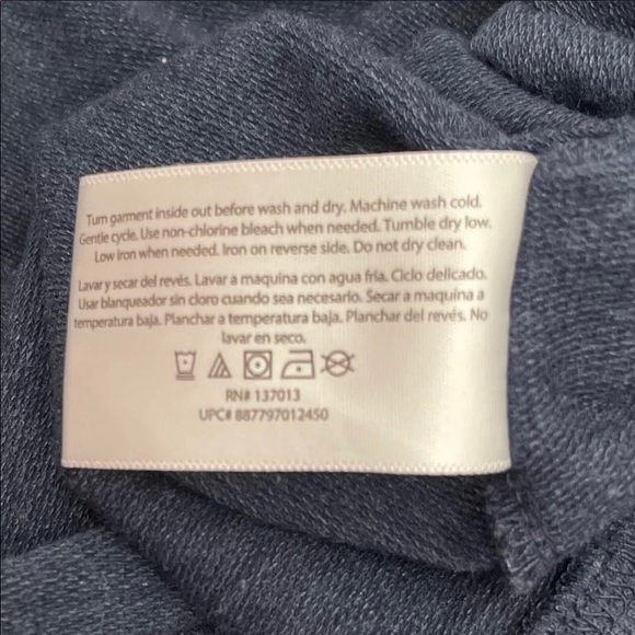 Wildfox Oversized Embroidered Good Vibes Sweatshirt Blue Pullover Women's XL - Picture 5 of 9